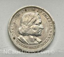 1892 Columbian half dollar 90% Silver