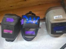 Jackson Phantom Lite Chicago Welding Helmets 3 units Self Darkening Used