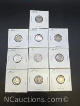Mercury dimes 90% Silver Coins