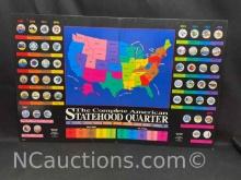 Complete American Statehood Quarter Collection 1999-2000 colored Quarters