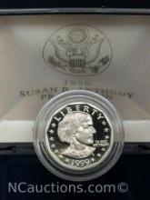 1999 Susan B Anthony Proof Coin w/ COA