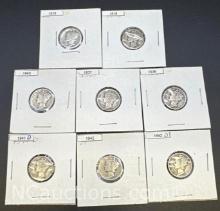 Mercury Dimes 90% Silver Coins