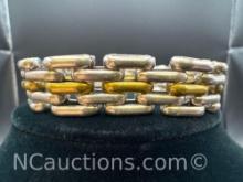 Sterling Silver Link Bracelet 49. Grams