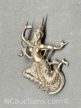 925 Sterling Silver Thailand Nakon Siam Dancer Pin 14g