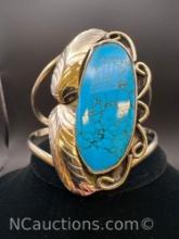 Navajo Turquoise Cuff Bracelet 38. Grams