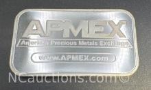 APMEX 1 Troy Oz .999 Fine Silver Bullion Bar