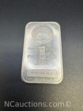 1 Troy Oz .999 Fine Silver Morgan Bullion Bar