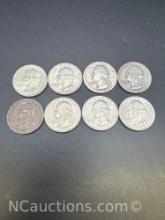 90% Silver Washington Quarters