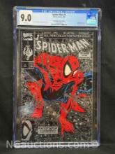 CGC 9.0 Spider-Man #1 Marvel Comics, 8/90 Poly-Bagged Silver Edition