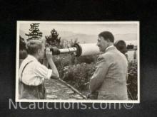 Nazi Photo Adolf Hitler Sammelmerk Dt. 15 Adolf Bitter Bild Dr. 41* Er darf durd das fernuhr foga...