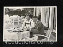 Nazi Photo Adolf Hitler WW2 Sammetmerk 12. Bild Br. 42 Winiferpraldent Goring beim Huhrer auf dem