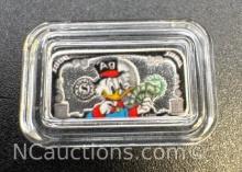 1 Gram .999 Fine Silver McBucks Bullion Bar