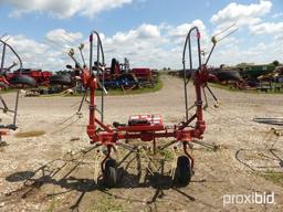 Rhino 4 Basket PT405 Manual Hay Tedder New
