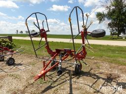 Rhino 4 Basket PT405 Manual Hay Tedder New