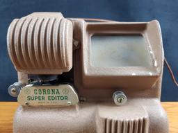 Vintage Corona 8MM Super Eidtor Splicer Viewer