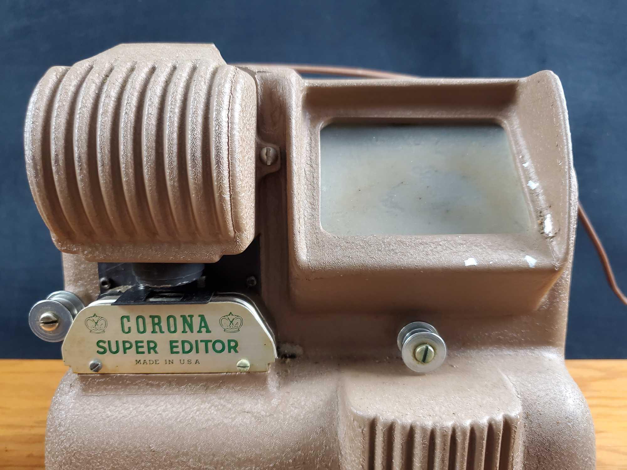 Vintage Corona 8MM Super Eidtor Splicer Viewer