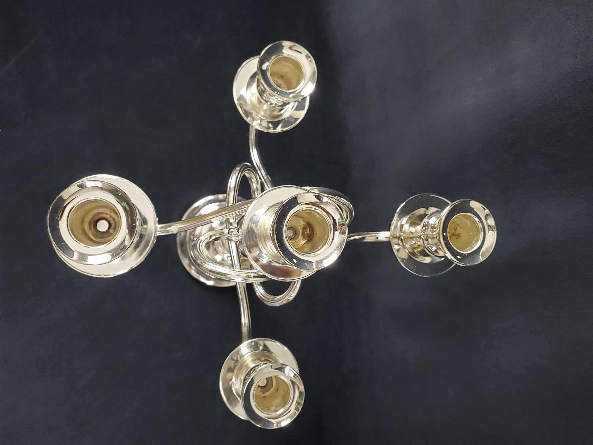 Vintage Silverplate 5 Light Candelabra WM A Rogers
