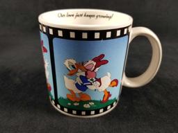 1988 Vintage Donald And Daisy Movie Frame Coffe Mug