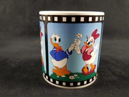 1988 Vintage Donald And Daisy Movie Frame Coffe Mug