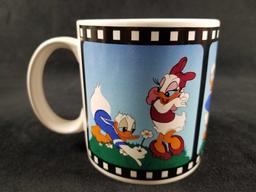 1988 Vintage Donald And Daisy Movie Frame Coffe Mug