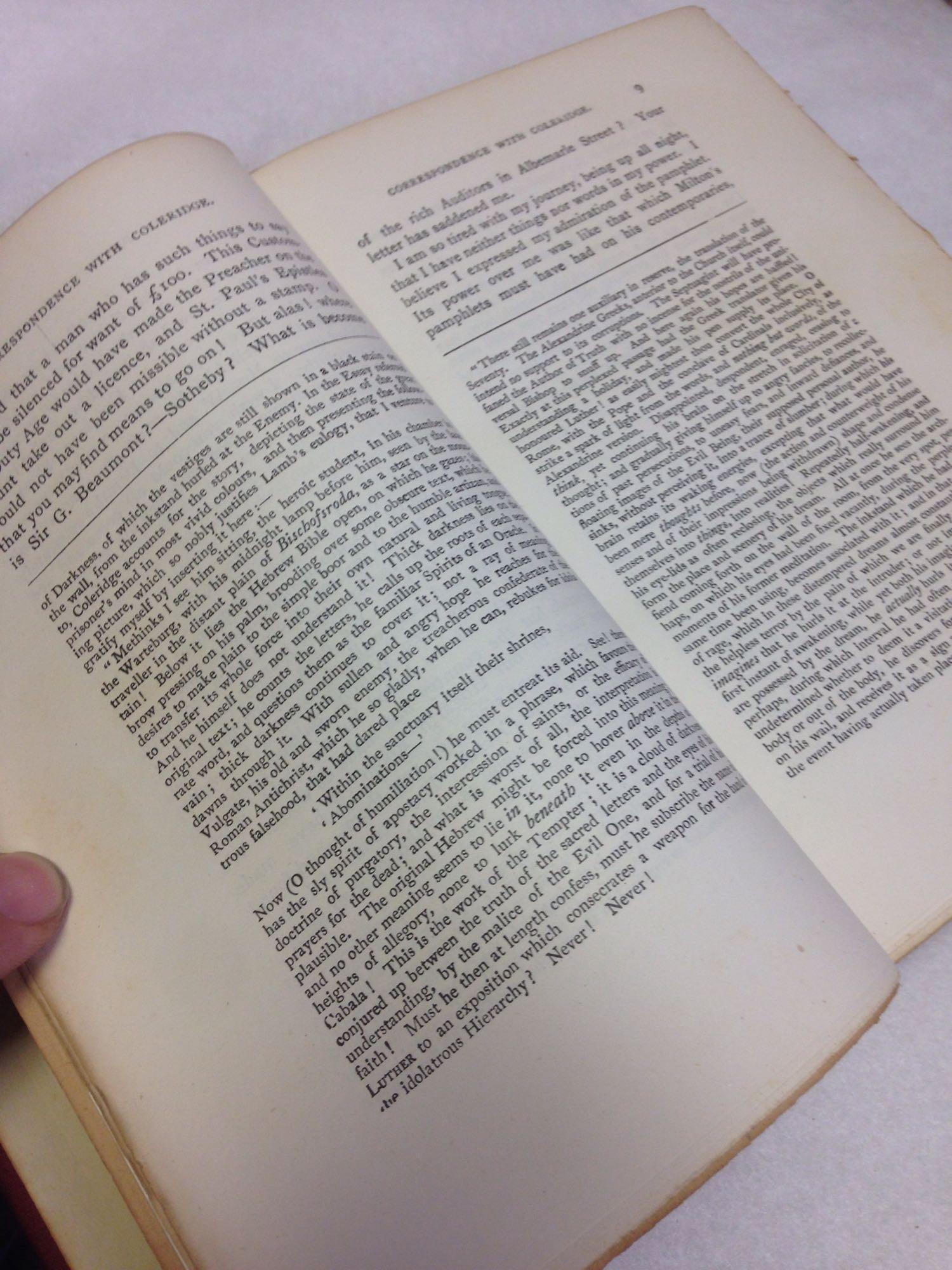 Book Set, The Works of Charles Lamb, Enfield Edition (6 Volumes), Edited by Percy Fitzgerald