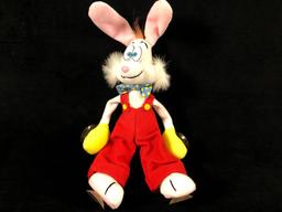Vintage 1980's Roger Rabbit Lot Of Pens - Key Chain - Plush Figure