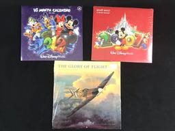 Lot of 3 Calendars Including Walt Disney Unused