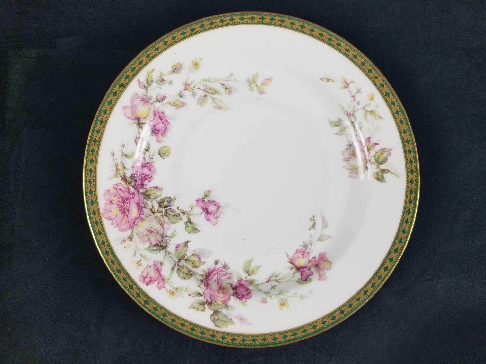 Set of Two Vintage Limoges China Plates