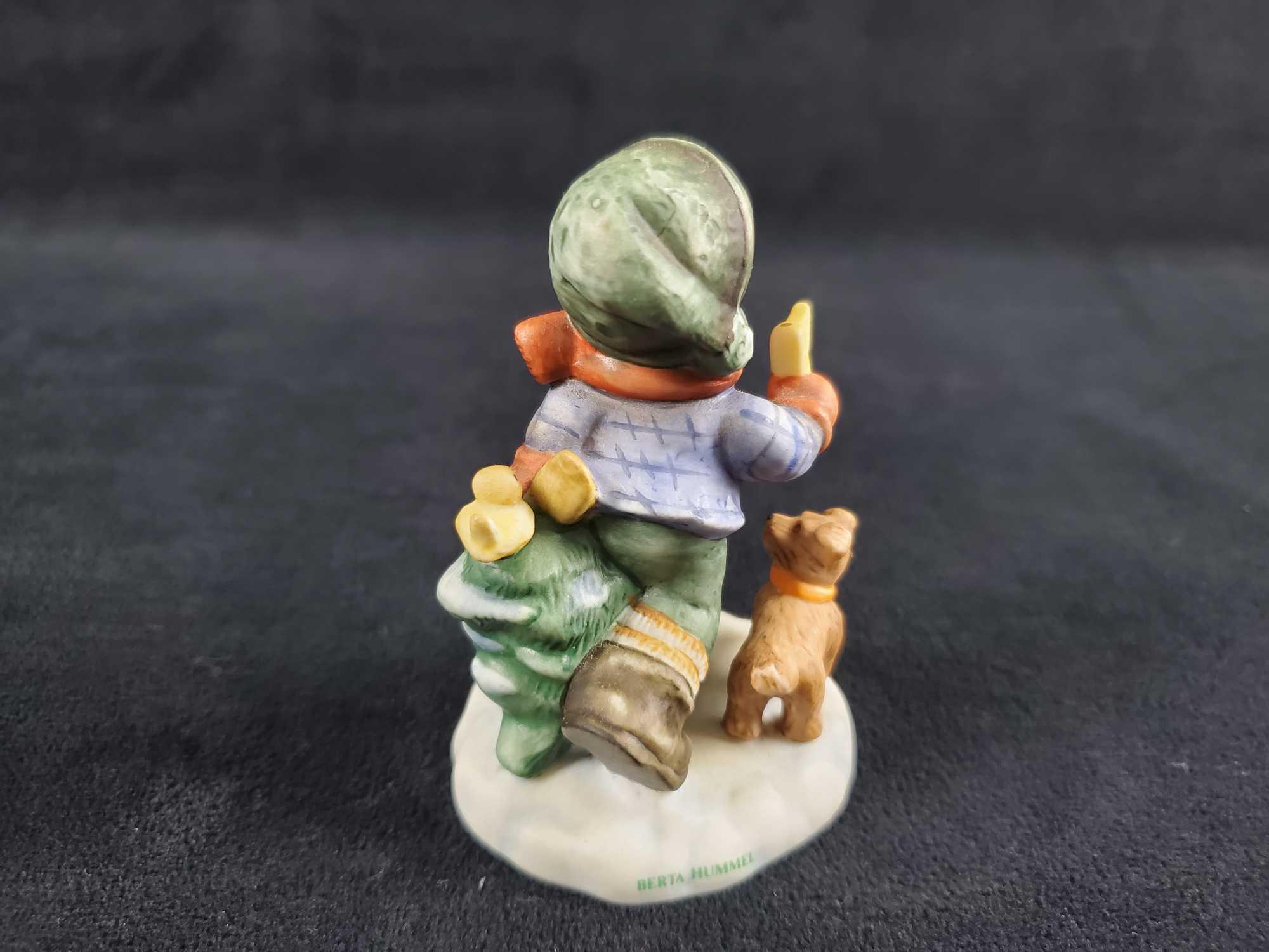 Pewter Dog And Cat Card Holder And Goebel Figure