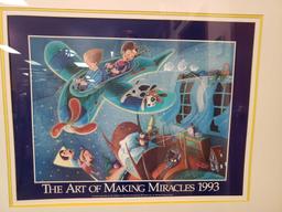 The Art of Making Miracles 1993 Michele Noiset Framed Print