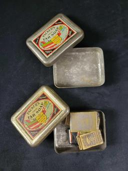 Packers Tar Soap Tins And Needles