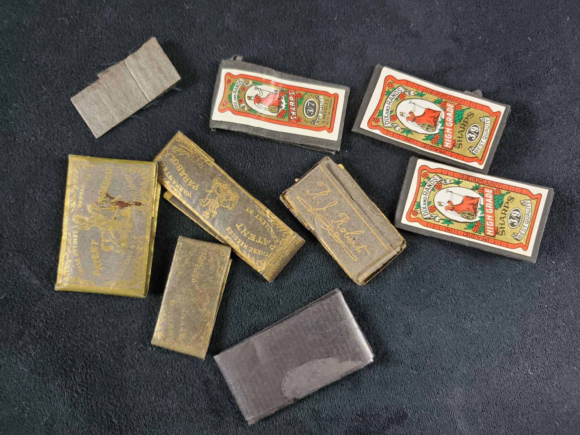 Packers Tar Soap Tins And Needles