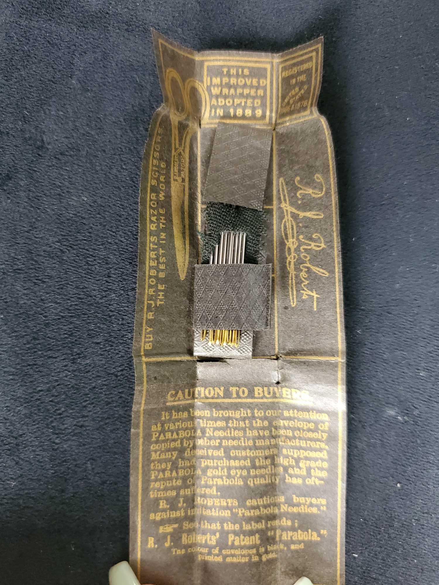 Packers Tar Soap Tins And Needles