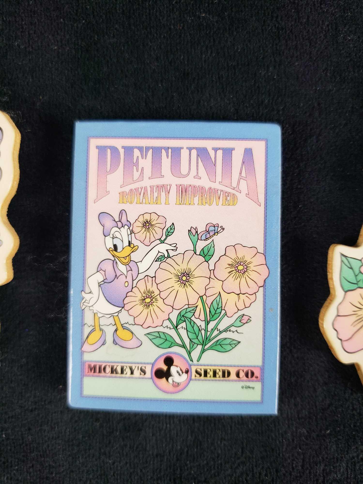 Lot of 4 Donald and Daisy Duck Floral Magnets