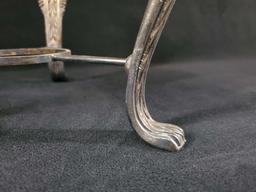 Vintage Silverplated Ornate Warming Stand