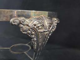 Vintage Silverplated Ornate Warming Stand
