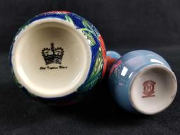 Old Tupton and Noritake Mini Floral Vases
