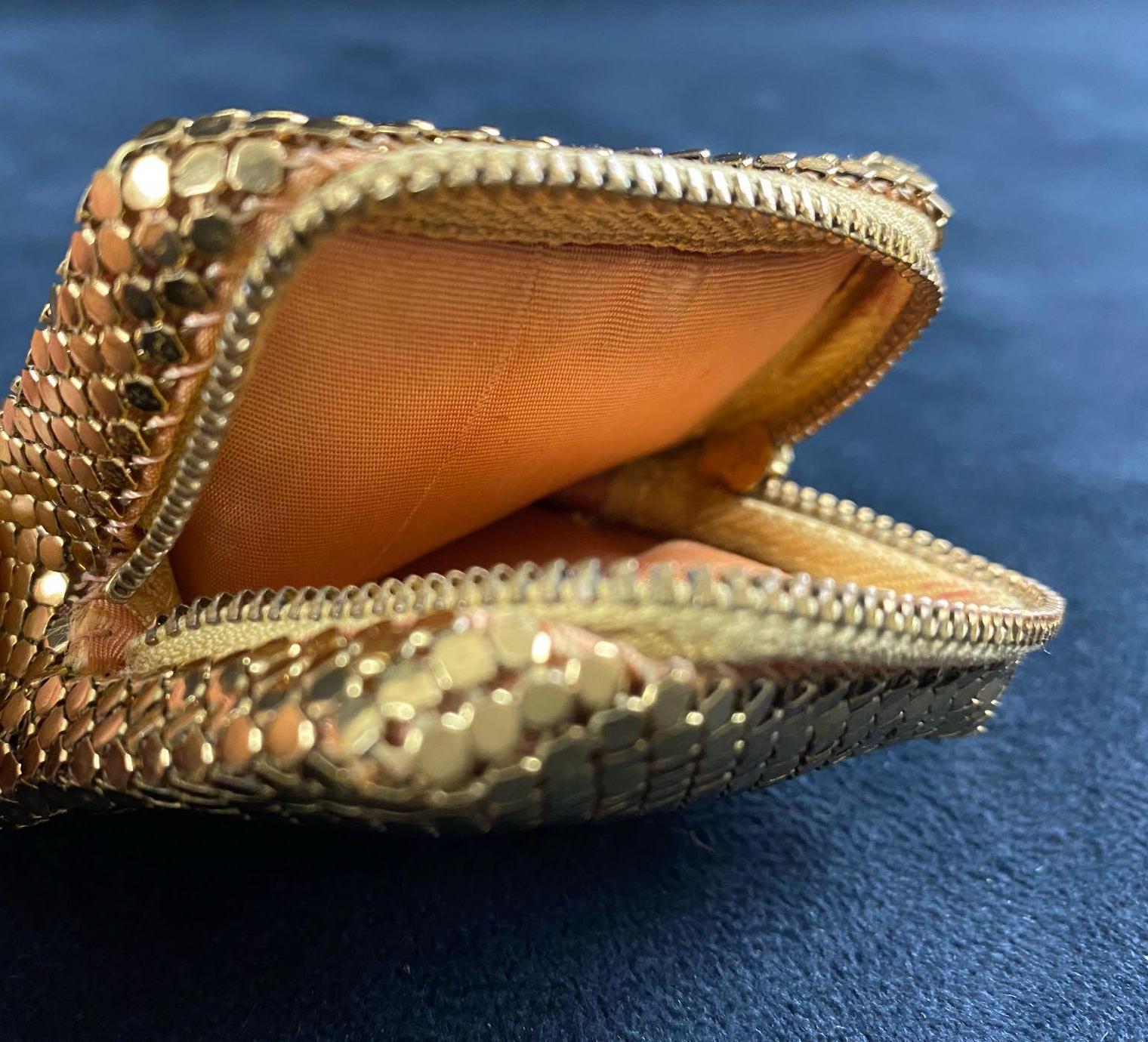 Vintage Whiting & Davis Gold Mesh Cigarette Case & Bi Fold Wallet