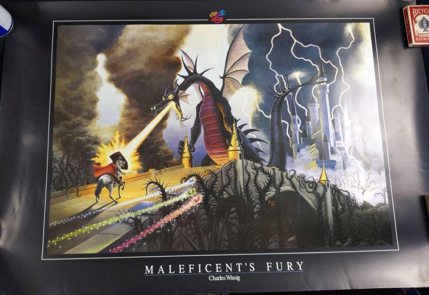 Disney Maleficents Fury Poster Charles Wissig