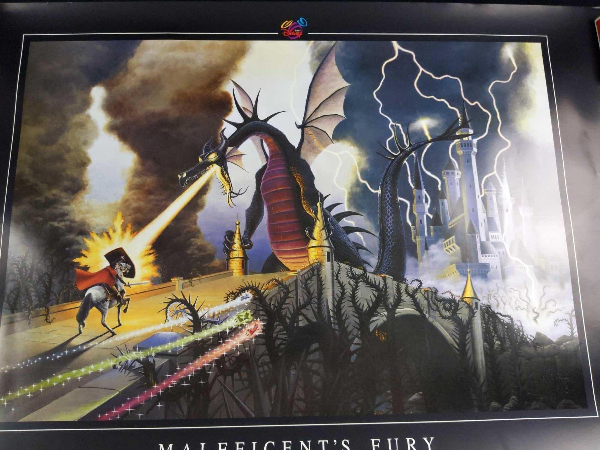 Disney Maleficents Fury Poster Charles Wissig