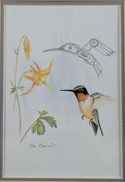 Sue Coleman The Hummingbird Framed Print