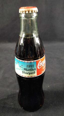 Five Full Coca Cola Bottles Santa Disney Epcot
