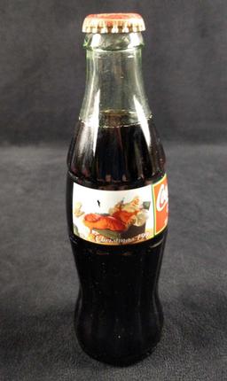 Five Full Coca Cola Bottles Santa Disney Epcot