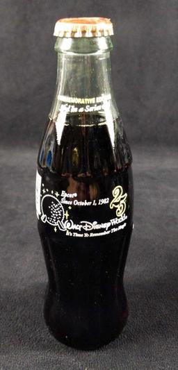 Five Full Coca Cola Bottles Santa Disney Epcot