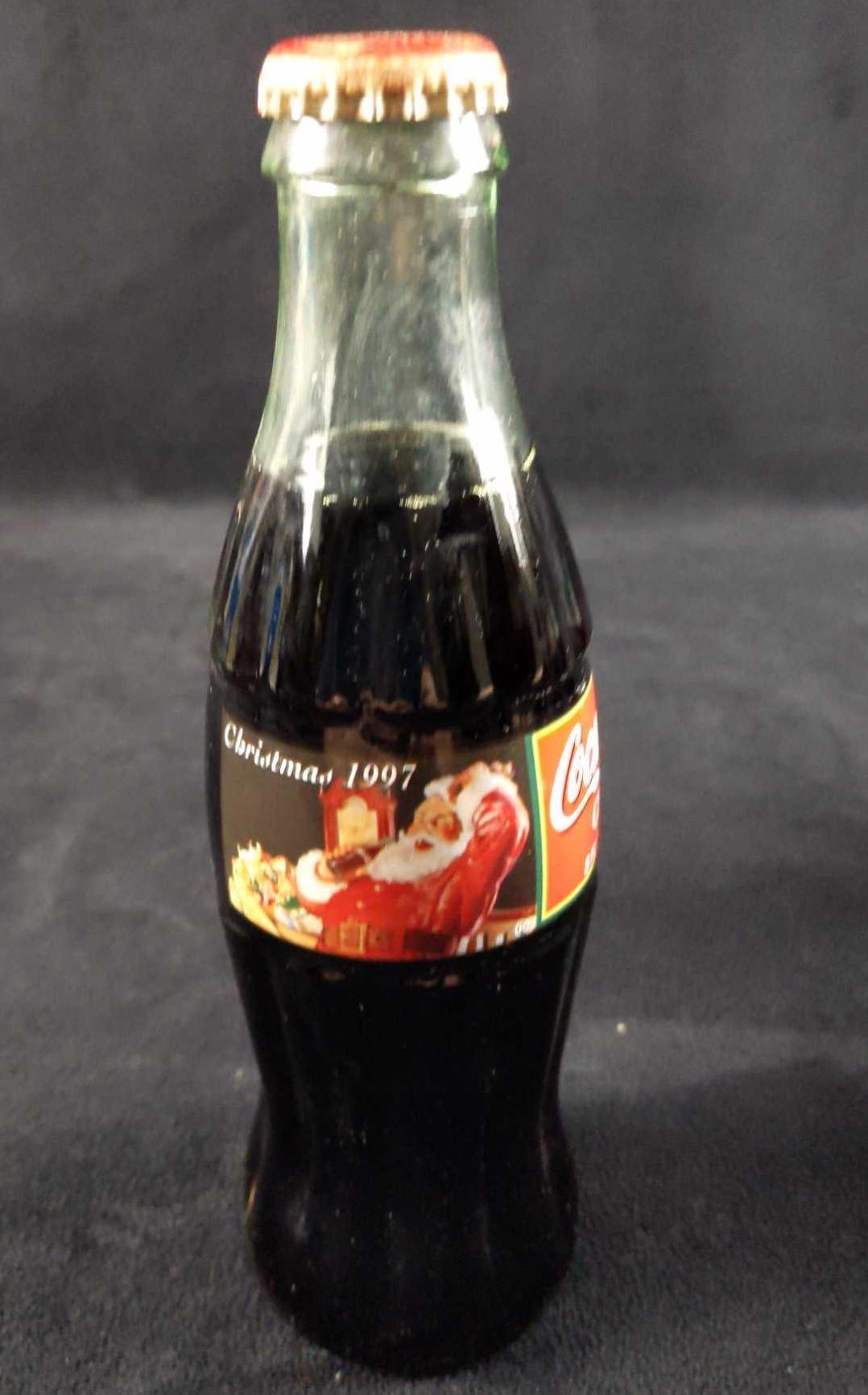 Five Full Coca Cola Bottles Santa Disney Epcot