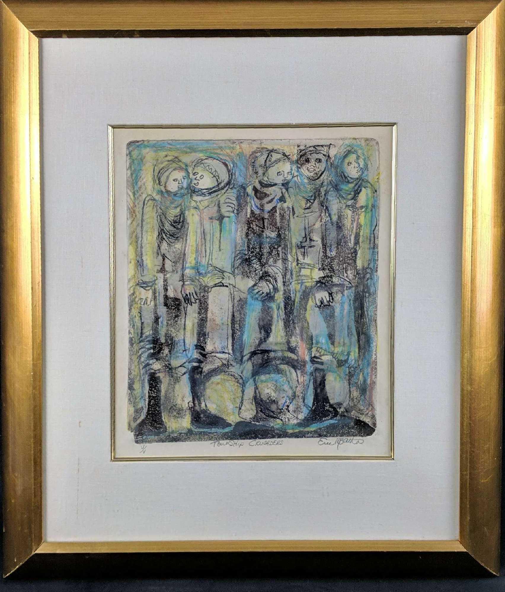 Vintage Township Crusaders Eric Batha Print U2