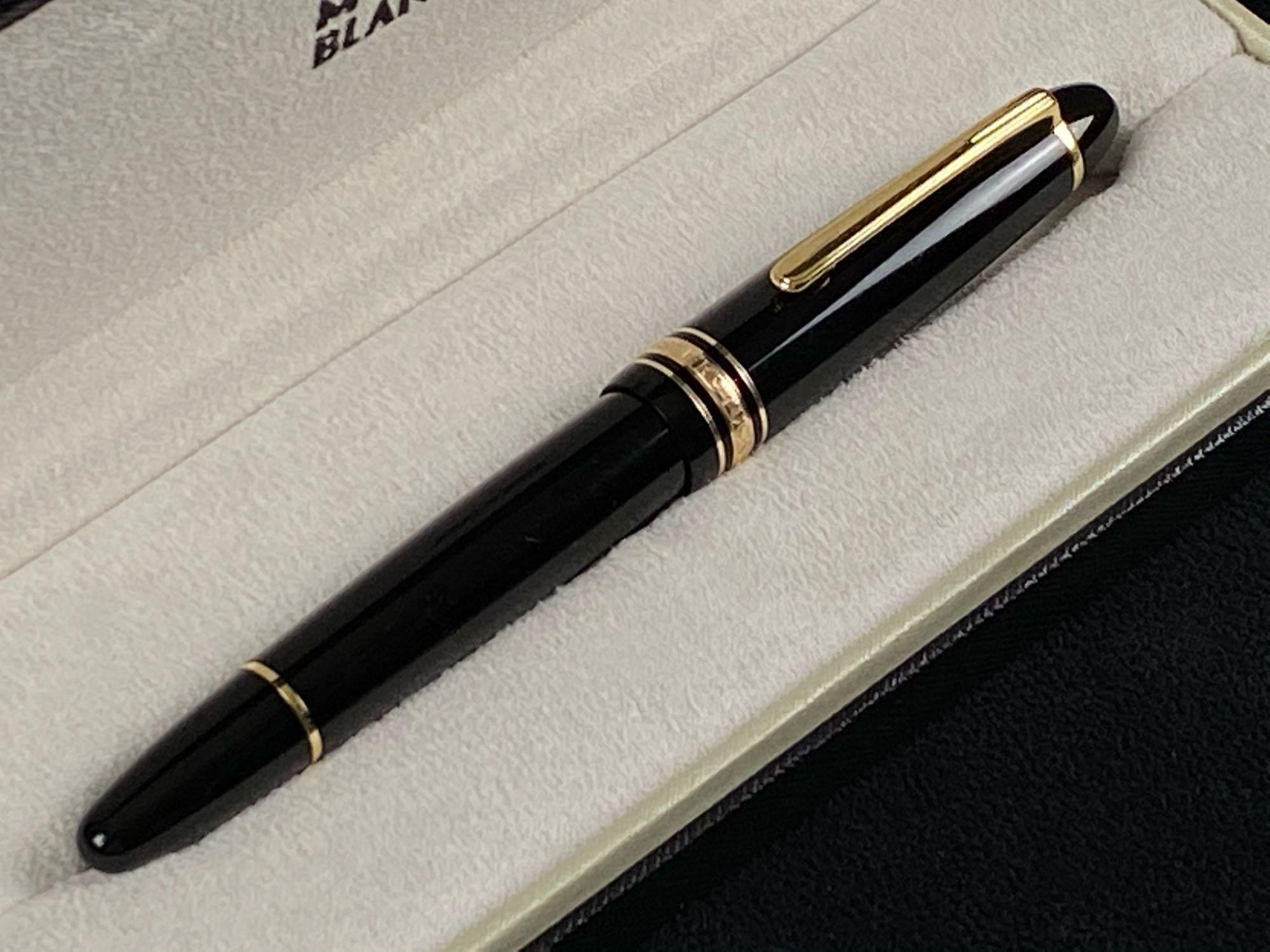 Rare Vintage Montblanc Meisterstuck No149 Fountain Pen Serial Number IK1097513 W/ Box (W3)