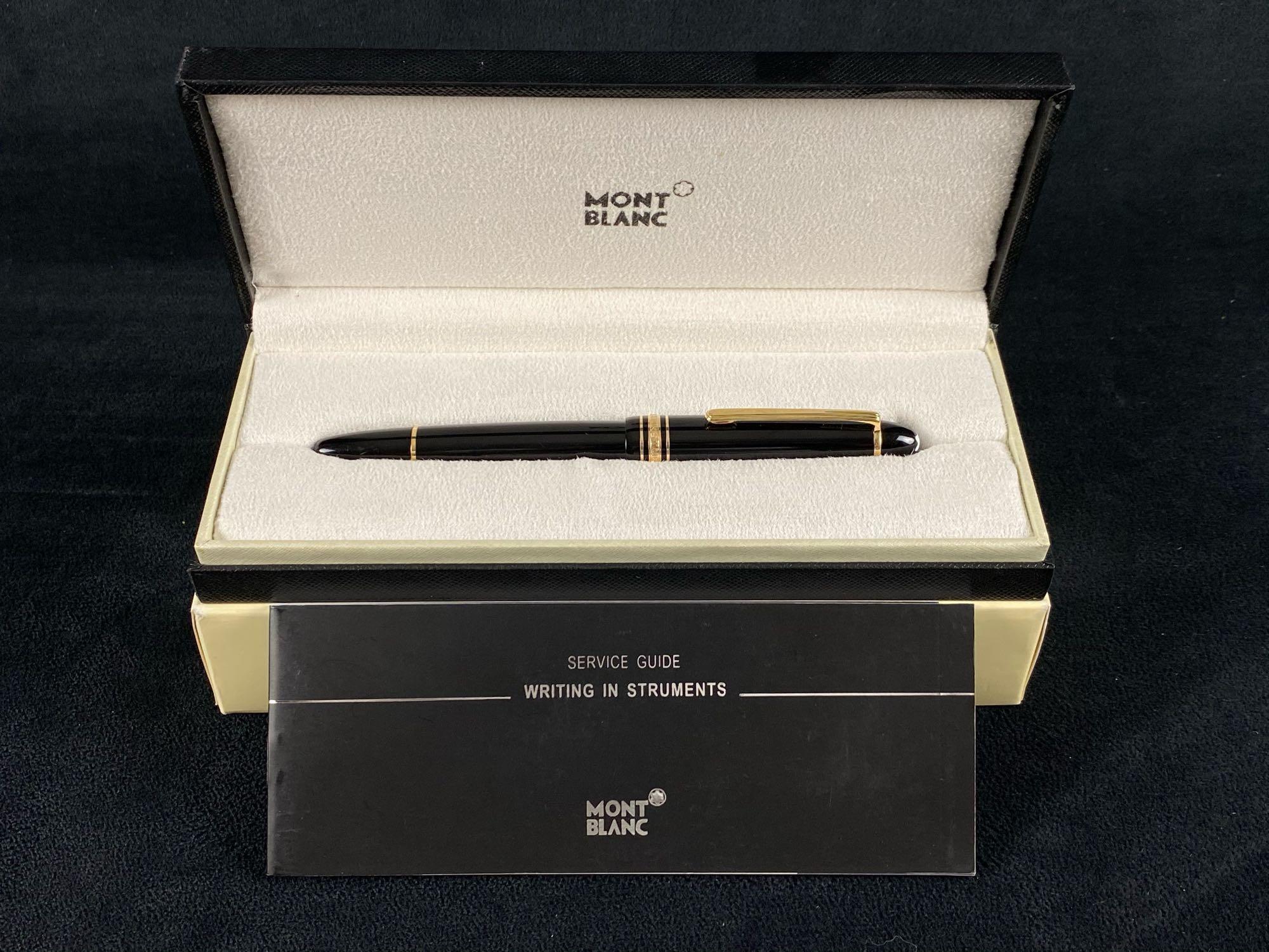 Rare Vintage Montblanc Meisterstuck No149 Fountain Pen Serial Number IK1097513 W/ Box (W3)