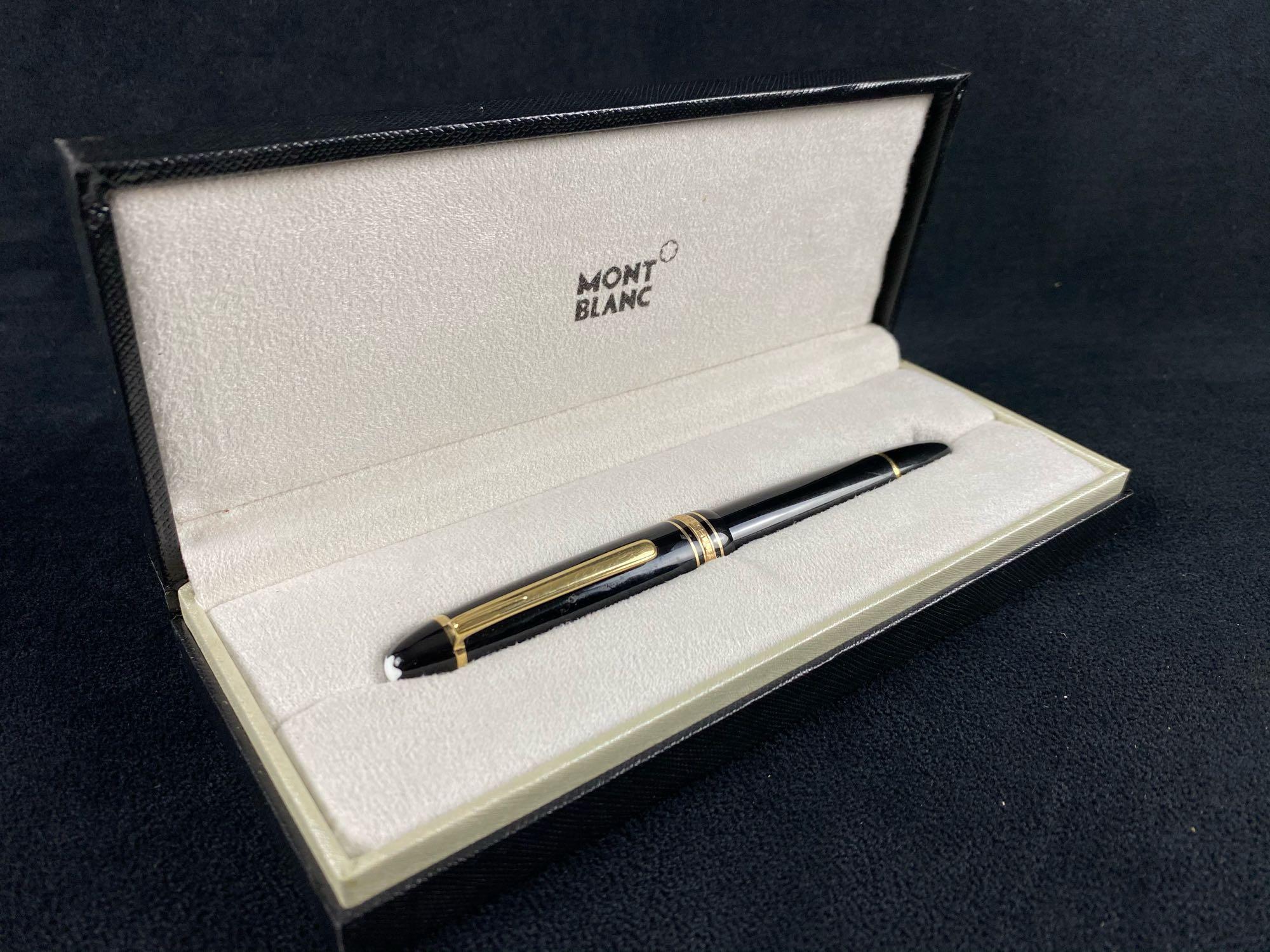 Rare Vintage Montblanc Meisterstuck No149 Fountain Pen Serial Number IK1097513 W/ Box (W3)