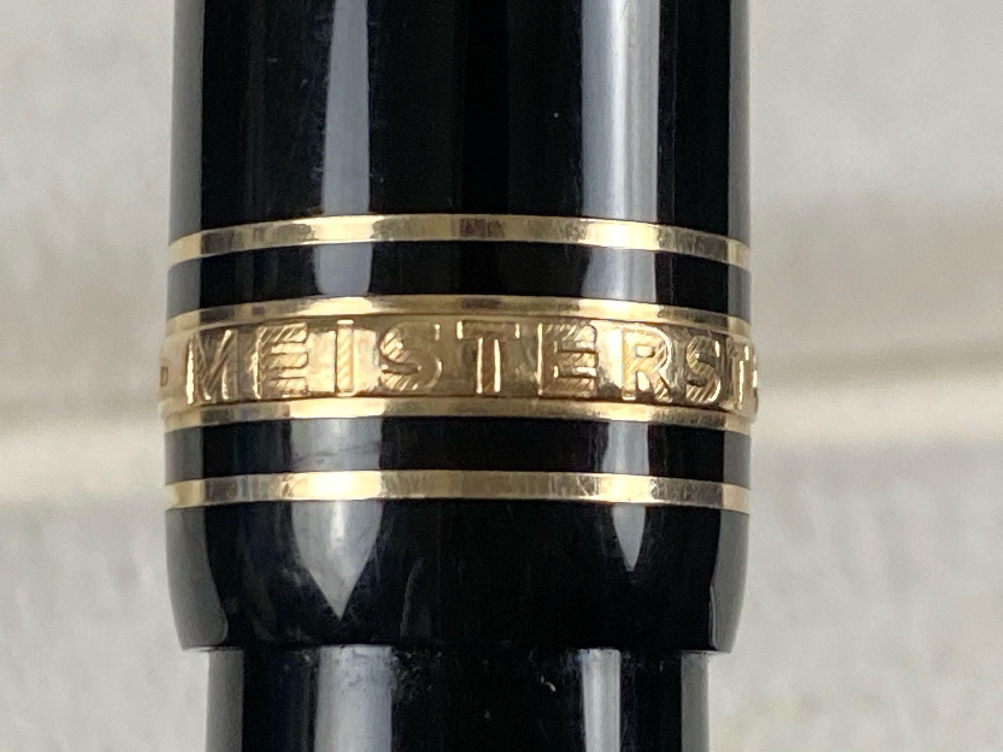 Rare Vintage Montblanc Meisterstuck No149 Fountain Pen Serial Number IK1097513 W/ Box (W3)